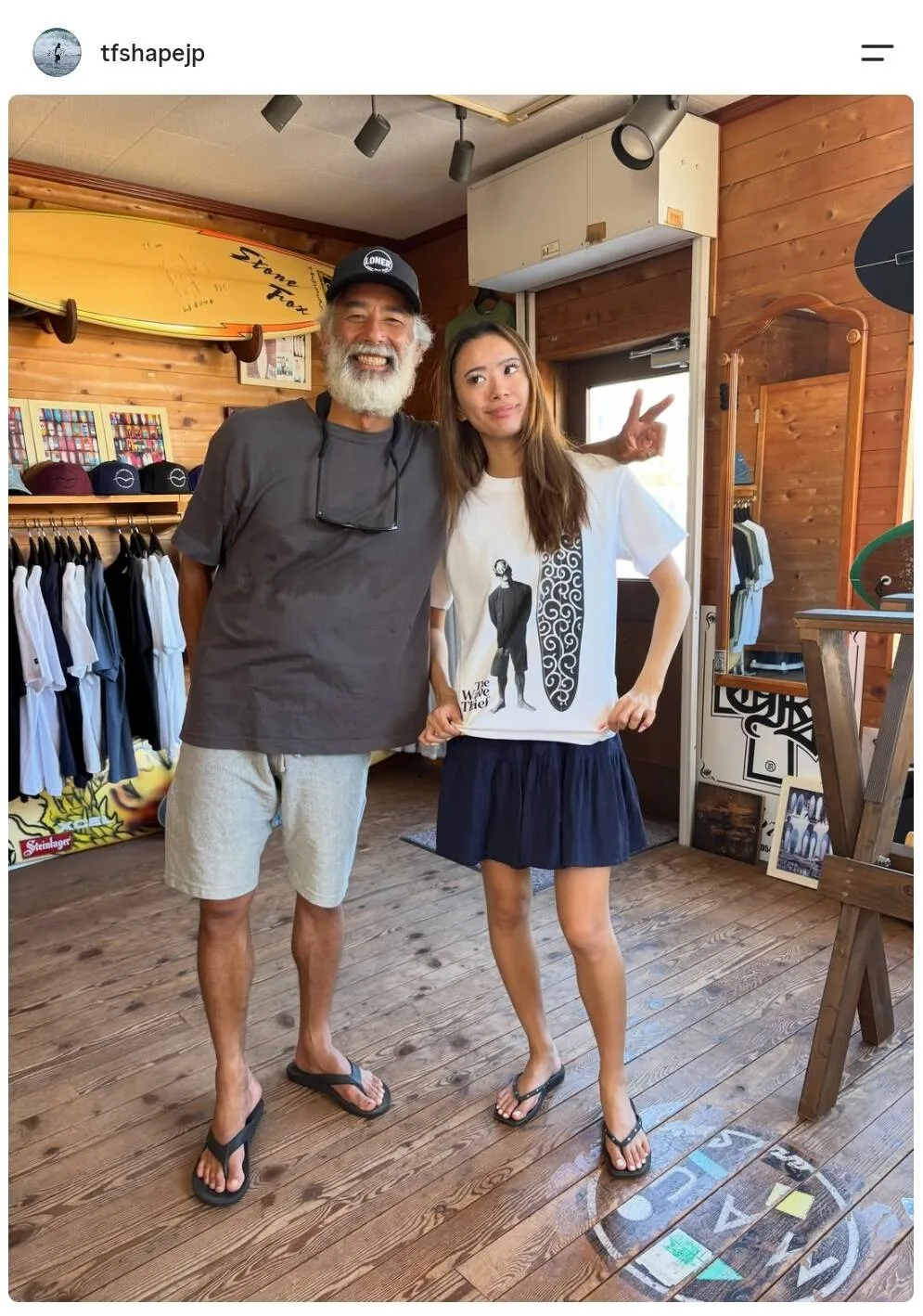 53歳・眞木蔵人が激変！サーフショップで娘と「親子」2ショット公開、ファン驚き