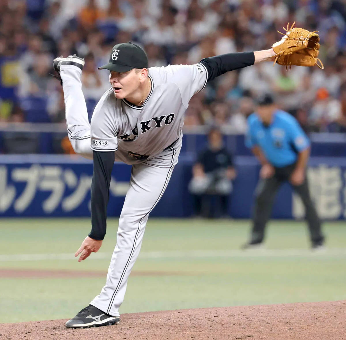 巨人ハワード、虎の子1点を死守！6回2安打零封で連敗ストップ