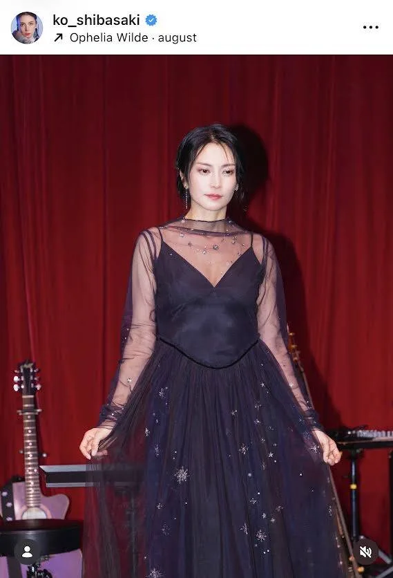 柴咲コウ、シースルードレスで魅了！ファン「美しい」「愛しかない」の声